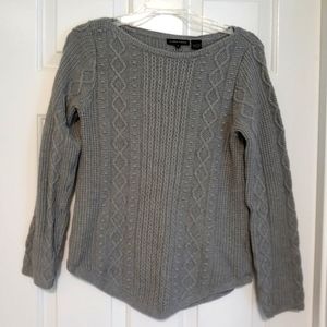 Jeanne Pierre gray sweater